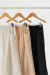 Pantalon de wafle con puntilla Celine - Lushka Kids