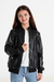 Bomber de cuero con piel interno Mia - comprar online