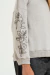 Sweater bordado canutillos mangas en internet