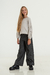 Pantalon de cuero denim frizado Tessa