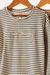 Remera rayada bordada LOVE YOURSELF - Lushka Kids
