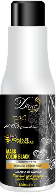 Matizador Black - PARA CABELOS PRETOS - 500ml HDS Cosméticos