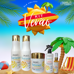 Kit Verão 5 passos Fiobelli - Cuidado Pós e Pré Sol - Fiobelli Cosméticos