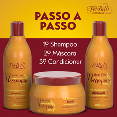 Kit de Manutenção Banho de Verniz Marroquino Pós Progressiva - Fiobelli Cosméticos