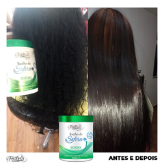 Realinhamento Capilar Banho de safira 0% formol Fiobelli 1kg - Fiobelli Cosméticos