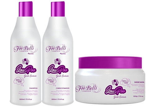KIT LOW POO 500ML FIOBELLI