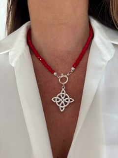 COLLAR CRISTAL ROJO - comprar online