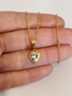 COLLAR CUORE DORADO