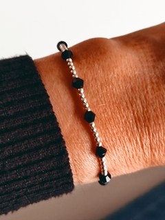 PULSERA CRISTAL NEGRO