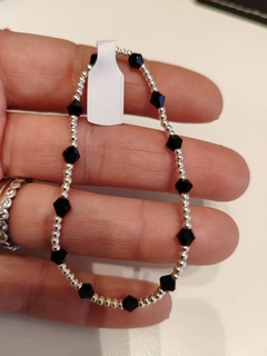 PULSERA CRISTAL NEGRO - comprar online