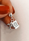 DIJE CHARM AVION PASAPORTE