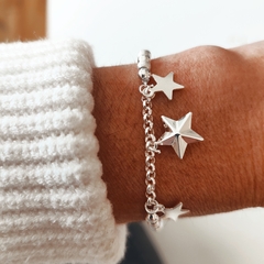 PULSERA TRIPLE ESTRELLA