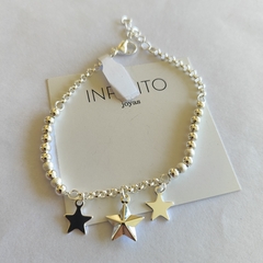 PULSERA TRIPLE ESTRELLA - comprar online