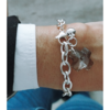 Pulsera Cruz cristal