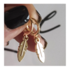 Aro Pluma Enchapado 18k