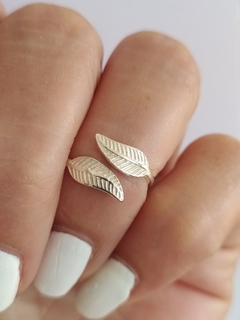 Anillo Falange Hojita