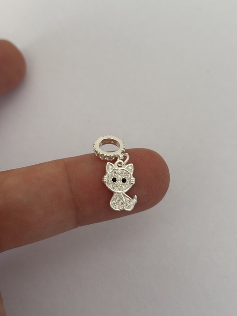 DIJE CHARM GATITO BRILLO - comprar online