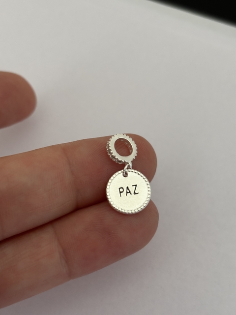 DIJE CHARM PAZ - comprar online