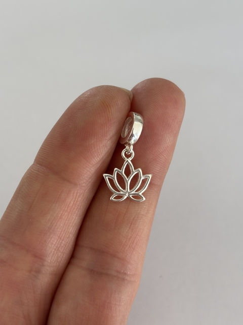 DIJE CHARM FLOR DEL LOTO - comprar online