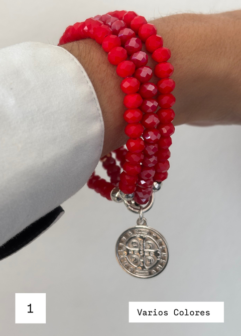 PULSERA TRIPLE CRISTAL SAN BENITO - comprar online