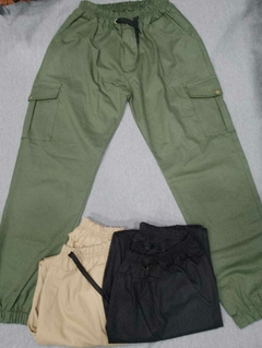 JOGGER TALLE ESPECIAL CARGO GABARDINA $22,000 - comprar online