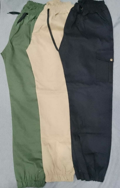 JOGGER TALLE ESPECIAL CARGO GABARDINA $22,000