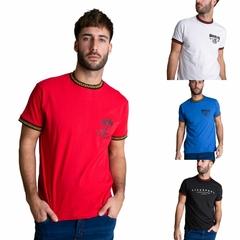 REMERA CUELLO TEJIDO $6,000
