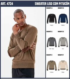 Sweater Importado cuello v con pitucon $15,000
