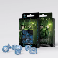Kit de Dados: Elvish - Translucent & Blue (Q Workshop) - comprar online
