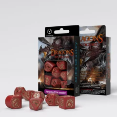 Kit de Dados: Dragons Modern - Red & Gold (Q Workshop) - comprar online