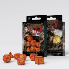Kit de Dados: Dragon Slayer - Red & Orange (Q Workshop) - comprar online