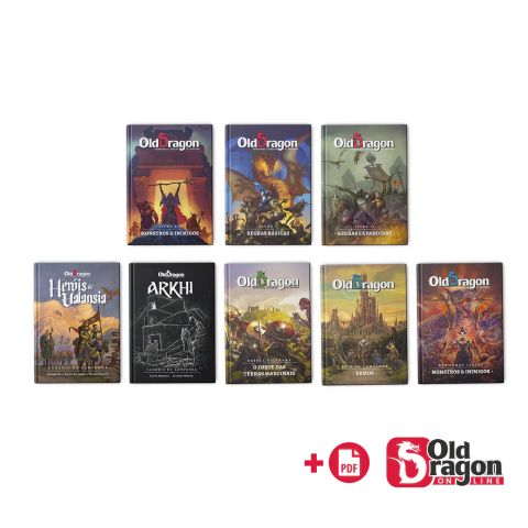 Old Dragon 2 Combo Premium: LIVROS (IMPRESSO+PDF)