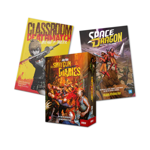 Combo Distopias: Space Dragon, Shotgun Diaries e Classroom Deathmatch