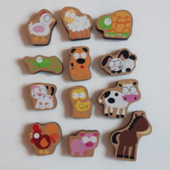 Figuras de animales de madera - LITTLE STAR BABIES  & KIDS