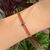 Pulseira em Couro Cruz Prata - loja online