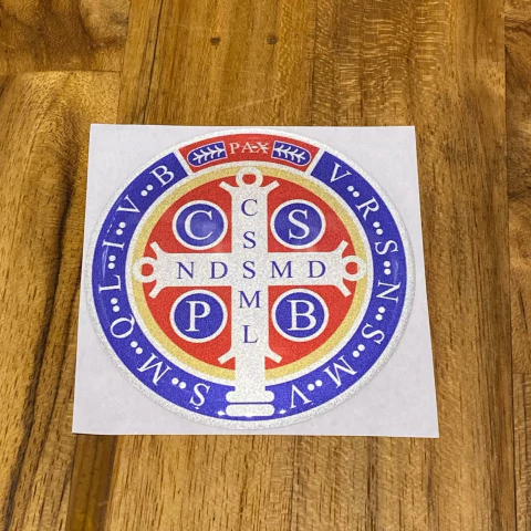 Adesivo de São Bento Colorido - comprar online