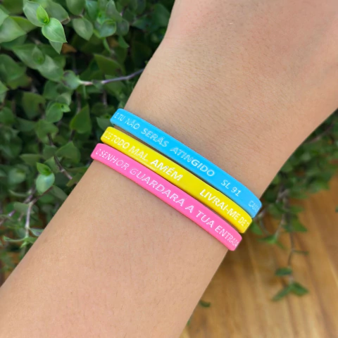 Pulseiras de Silicone Kit 2 Colors - Salmos
