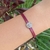 Pulseira em Couro de São Bento Mini Prata - loja online