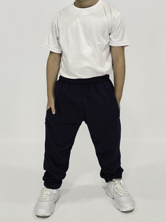 Jogging Algodon Clasico kid Azul Marino en internet
