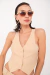 Top Chaleco Tini Nude