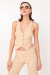 Top Chaleco Tini Nude - comprar online