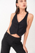 Top Chaleco Tini Negro - comprar online