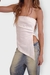 Top Minimal Asimétrico Offwhite - Damonté