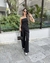 CONJUNTO BLUSA SEM ALÇA E PANTALONA AIME - comprar online