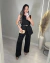 CONJUNTO ALFAIATARIA COM BLUSA ASSIMÉTRICA ANA