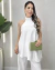 CONJUNTO BATA ASSIMÉTRICA E PANTALONA