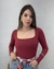 BODY MANGA LONGA DECOTE QUADRADO - comprar online