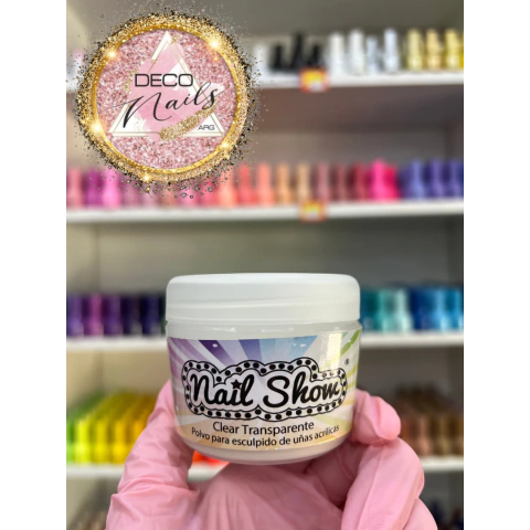 Polimero nail show 45gr clear transparente