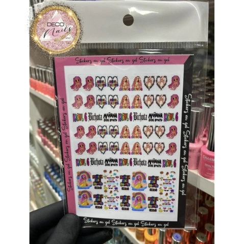 sticker en gel karol g #03