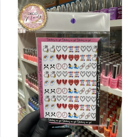 sticker en gel karol g #02